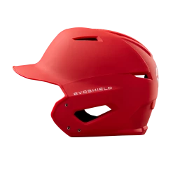 Evoshield XVT Matte Adult Baseball Batters Helmet (Scarlet) -Cbc Pro Wood Sales wtv7115sc 3 evo xvt batting helmet matte red 1